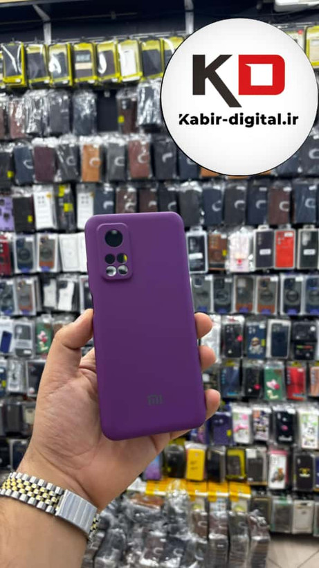 قاب گوشی Mi Note 10T / Mi Note 10T Pro شیائومی سیلیکونی های کپی زیر بسته بنفش