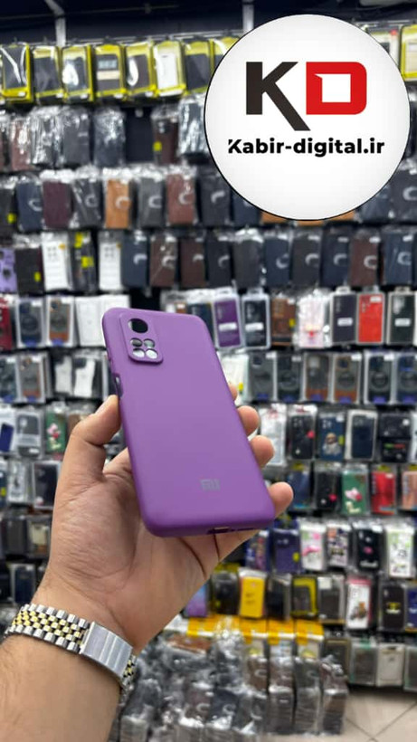قاب گوشی Mi Note 10T / Mi Note 10T Pro شیائومی سیلیکونی های کپی زیر بسته بنفش