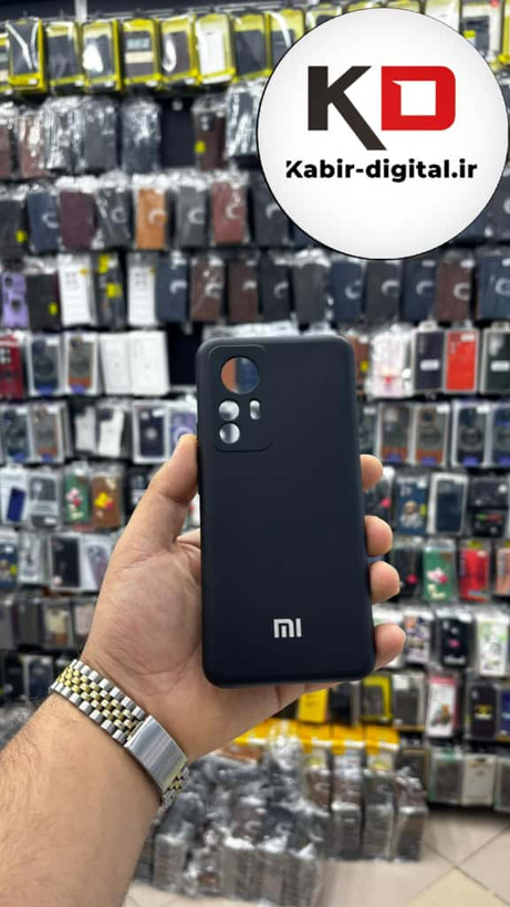 قاب گوشی Mi Note 12T / Mi Note 12T Pro/ Redmi K50 شیائومی سیلیکونی های کپی زیر بسته مشکی