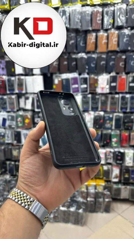 قاب گوشی Mi Note 12T / Mi Note 12T Pro/ Redmi K50 شیائومی سیلیکونی های کپی زیر بسته مشکی