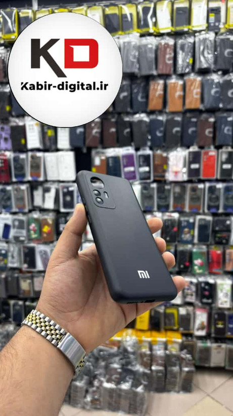 قاب گوشی Mi Note 12T / Mi Note 12T Pro/ Redmi K50 شیائومی سیلیکونی های کپی زیر بسته مشکی