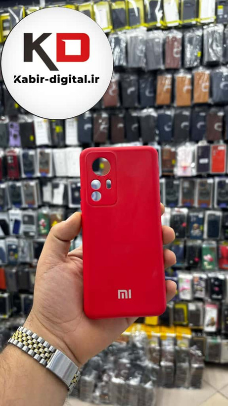 قاب گوشی Mi Note 12T / Mi Note 12T Pro/ Redmi K50 شیائومی سیلیکونی های کپی زیر بسته قرمز