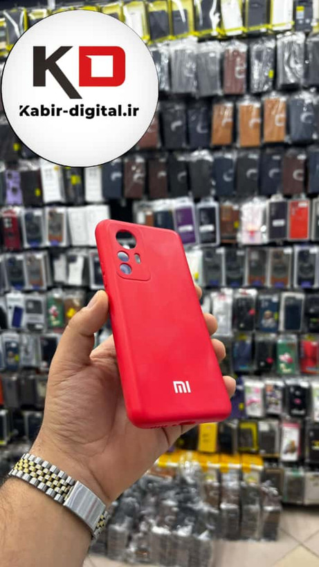 قاب گوشی Mi Note 12T / Mi Note 12T Pro/ Redmi K50 شیائومی سیلیکونی های کپی زیر بسته قرمز