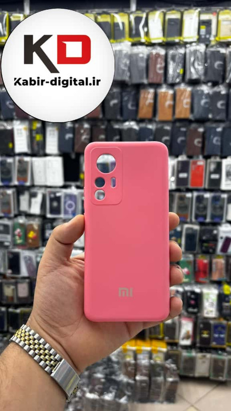قاب گوشی Mi Note 12T / Mi Note 12T Pro/ Redmi K50 شیائومی سیلیکونی های کپی زیر بسته صورتی