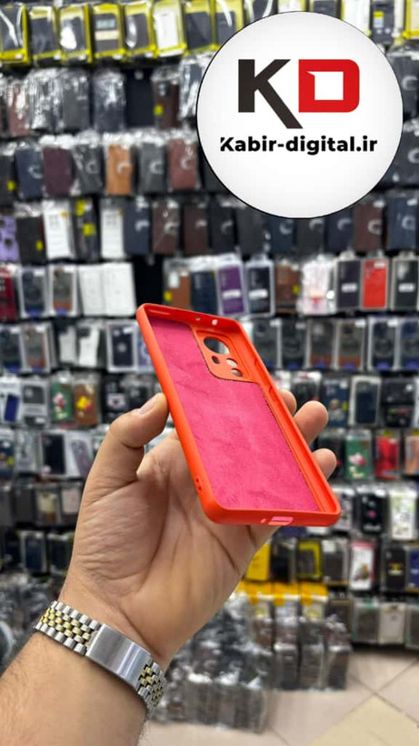 قاب گوشی Mi Note 12 Pro شیائومی سیلیکونی های کپی زیر بسته نارنجی
