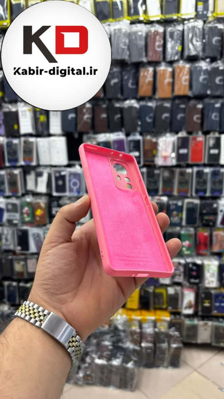 قاب گوشی Mi Note 12 Pro شیائومی سیلیکونی های کپی زیر بسته صورتی
