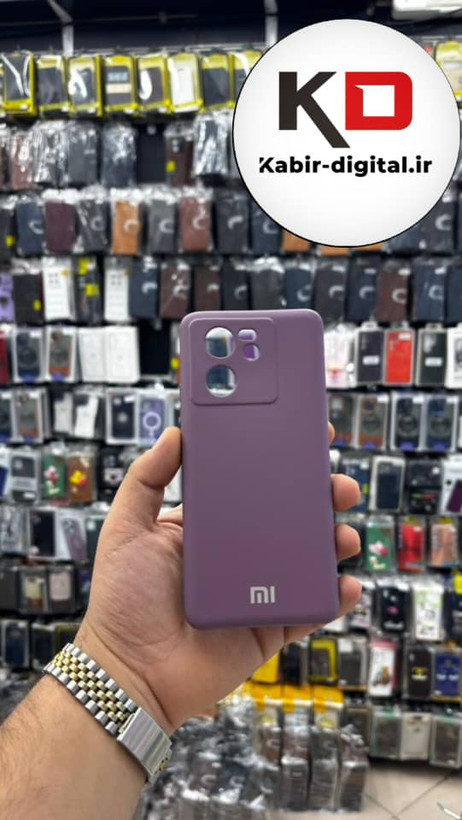 قاب گوشی Mi Note 13T - Mi Note 13T Pro شیائومی سیلیکونی های کپی زیر بسته بادمجانی