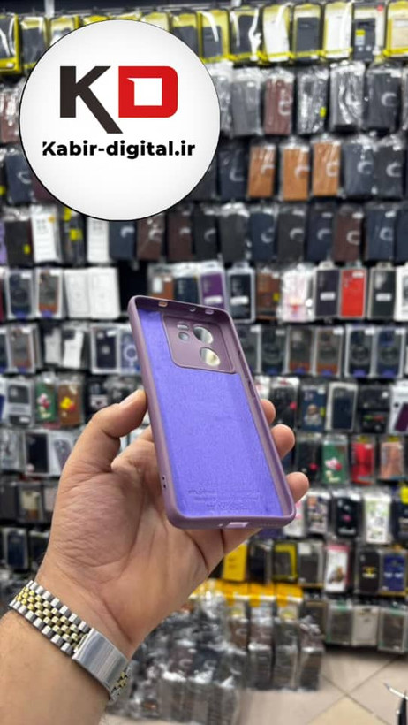 قاب گوشی Mi Note 13T - Mi Note 13T Pro شیائومی سیلیکونی های کپی زیر بسته بادمجانی