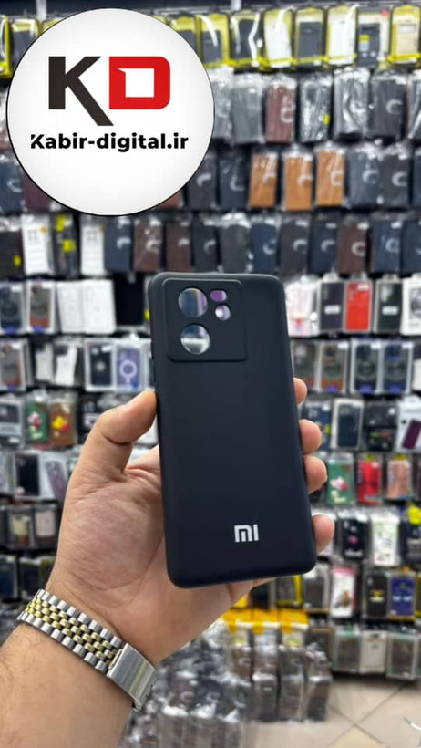 قاب گوشی Mi Note 13T - Mi Note 13T Pro شیائومی سیلیکونی های کپی زیر بسته مشکی
