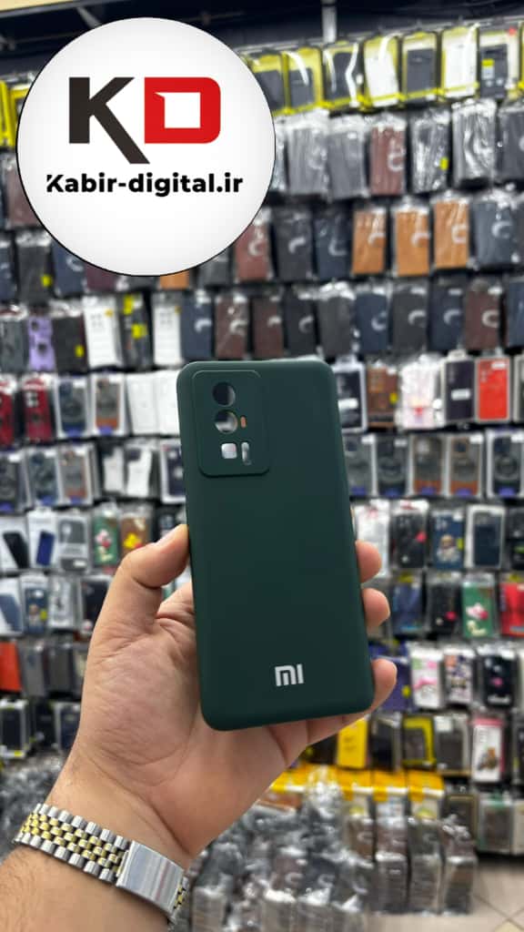 قاب گوشی POCO F5 Pro شیائومی سیلیکونی های کپی زیر بسته سبز تیره