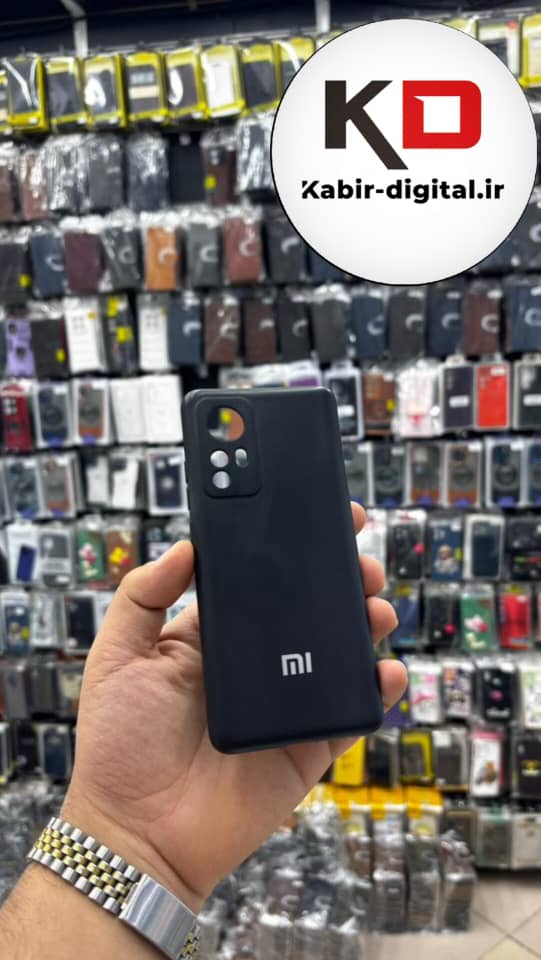 قاب گوشی Mi 12x شیائومی سیلیکونی های کپی زیر بسته مشکی