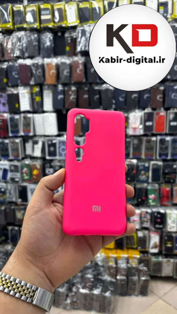 قاب گوشی Mi Note 10 - Mi Note 10 Pro شیائومی سیلیکونی های کپی زیر بسته صورتی فانتزی