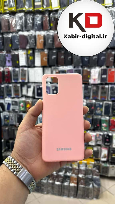 قاب گوشی Galaxy A71 سامسونگ سیلیکونی های کپی زیربسته گلبهی