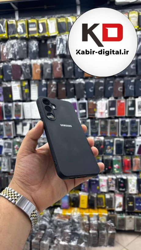 قاب گوشی Galaxy S23 FE سامسونگ سیلیکونی زیربسته محافظ لنز دار مشکی