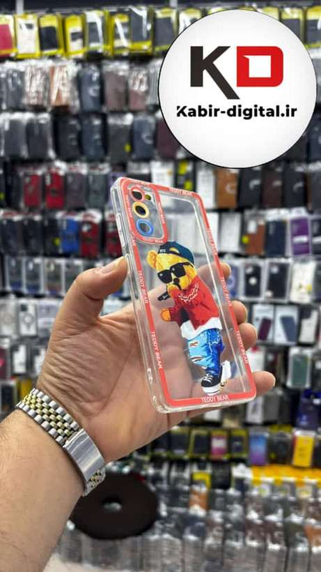 قاب گوشی Galaxy S20 FEسامسونگ طرح دار فانتزی عروسکی کلاه قرمزی ژله ای شفاف محافظ لنز دار کپسولی