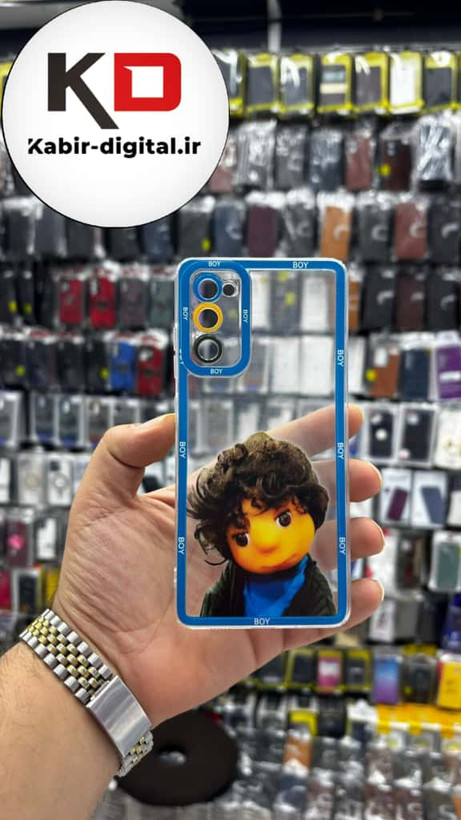 قاب گوشی Galaxy S20 FEسامسونگ طرح دار فانتزی عروسکی خرسی ژله ای شفاف محافظ لنز دار کپسولی