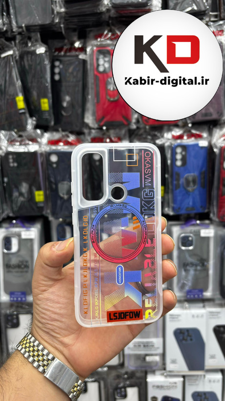 قاب گوشی Redmi Note 8 - Redmi Note 8 2021 شیائومی So CooL اورجینال Qseries اسپرت MWK دکمه کرومی سفید