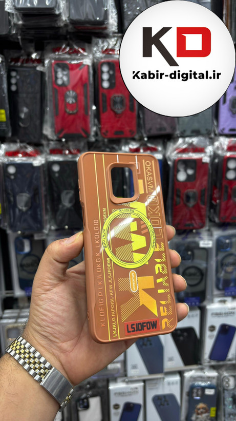 قاب گوشی Redmi Note 9S - Redmi Note 9 Pro شیائومی اورجینال Qseries اسپرت MWK دور سیلیکونی قهوه ایی