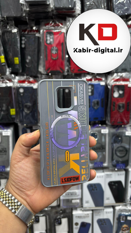 قاب گوشی Redmi Note 9S - Redmi Note 9 Pro شیائومی اورجینال Qseries اسپرت MWK دور سیلیکونی خاکستری