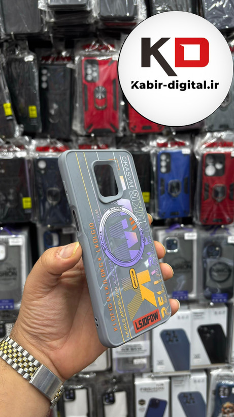 قاب گوشی Redmi Note 9S - Redmi Note 9 Pro شیائومی اورجینال Qseries اسپرت MWK دور سیلیکونی خاکستری