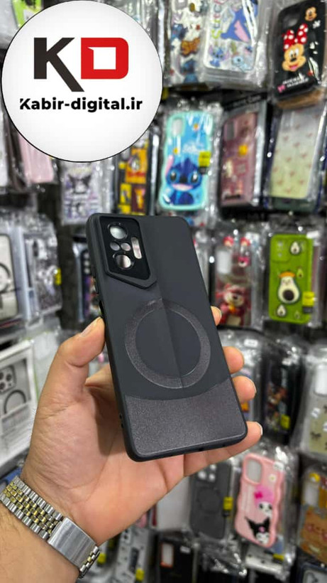 قاب گوشی Redmi Note 10 Pro شیائومی سری Porsche Design پورش دیزاین Hard LUXURY طرح مگسیف دار محافظ لنز دار مشکی