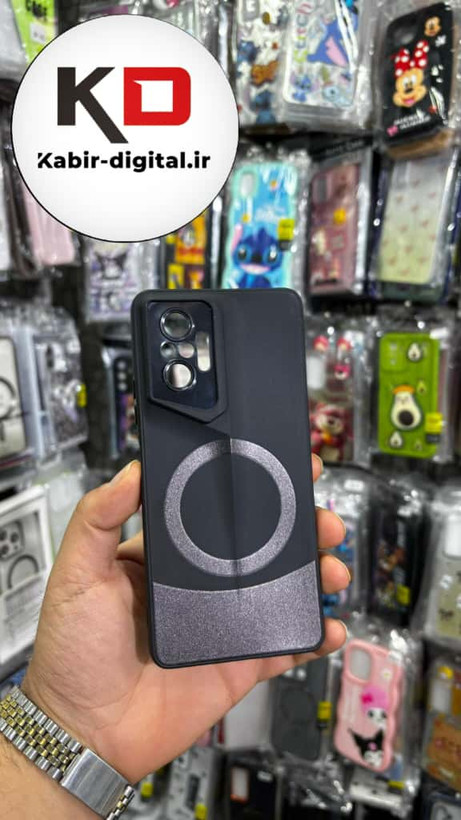 قاب گوشی Redmi Note 10 Pro شیائومی سری Porsche Design پورش دیزاین Hard LUXURY طرح مگسیف دار محافظ لنز دار مشکی