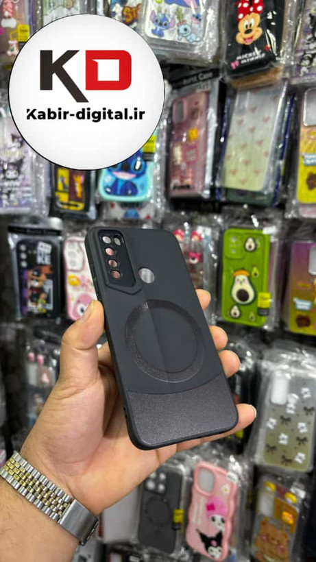 قاب گوشی Redmo Note 8 شیائومی سری Porsche Design پورش دیزاین Hard LUXURY طرح مگسیف دار محافظ لنز دار مشکی
