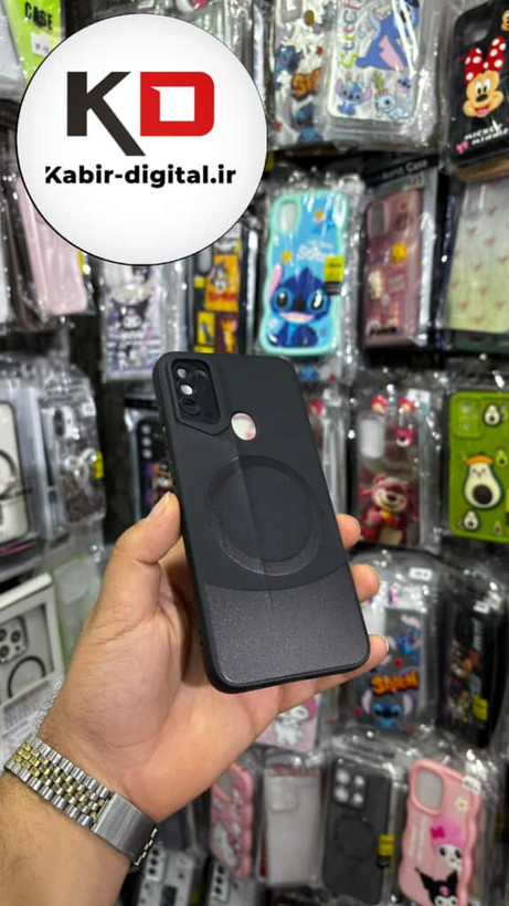 قاب گوشی Galaxy A11/M11 سامسونگ سری Porsche Design پورش دیزاین Hard LUXURY طرح مگسیف دار محافظ لنز دار مشکی