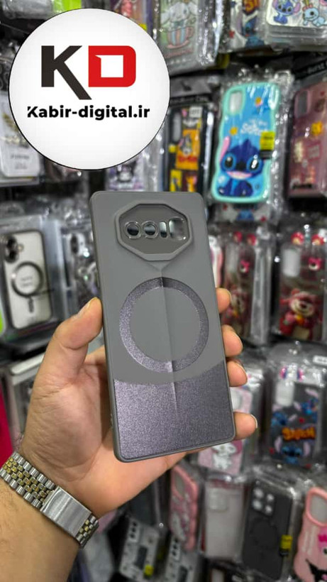 قاب گوشی Galaxy Note 8 سامسونگ سری Porsche Design پورش دیزاین Hard LUXURY طرح مگسیف دار محافظ لنز دار خاکستری