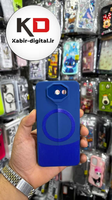 قاب گوشی Galaxy J7 Prime سامسونگ سری Porsche Design پورش دیزاین Hard LUXURY طرح مگسیف دار محافظ لنز دار آبی