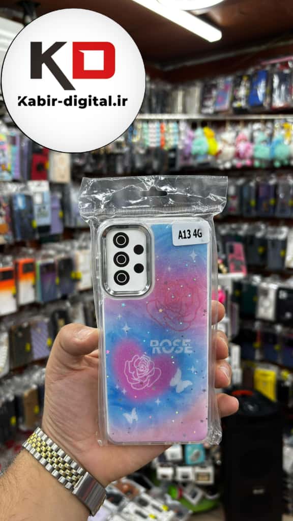 قاب گوشی Galaxy A13/A23/A04s/M13 سامسونگ لاکچری فانتزی رزینی طرحدار لنز کرومی