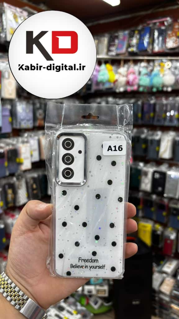 قاب گوشی Galaxy A16 / A26/A17 سامسونگ لاکچری فانتزی رزینی طرح کلاسیک لنز کرومی