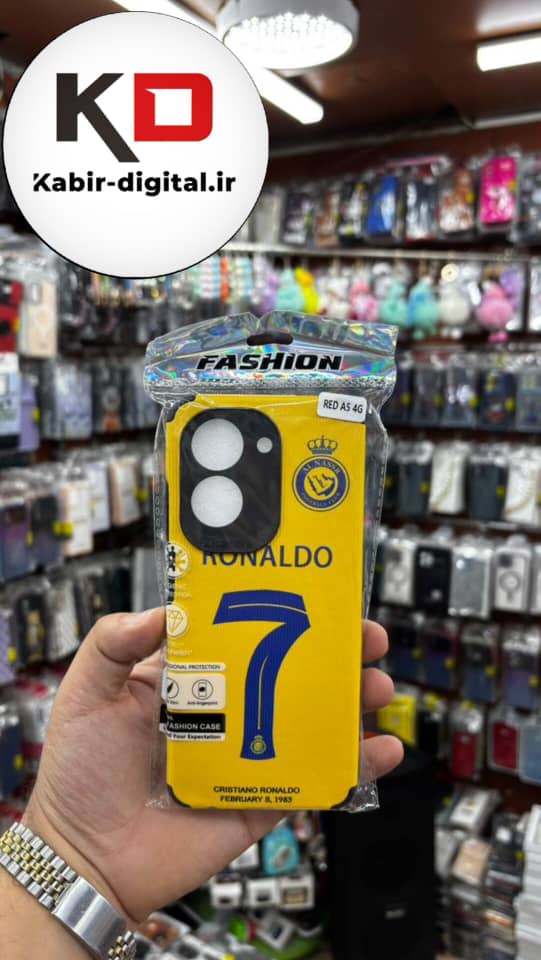 قاب گوشی  Poco C71 / Redmi A5 شیائومی طرح کبریتی چرمی اورجینال Unique Case محافظ لنزدار کپسولی طرح فوتبال