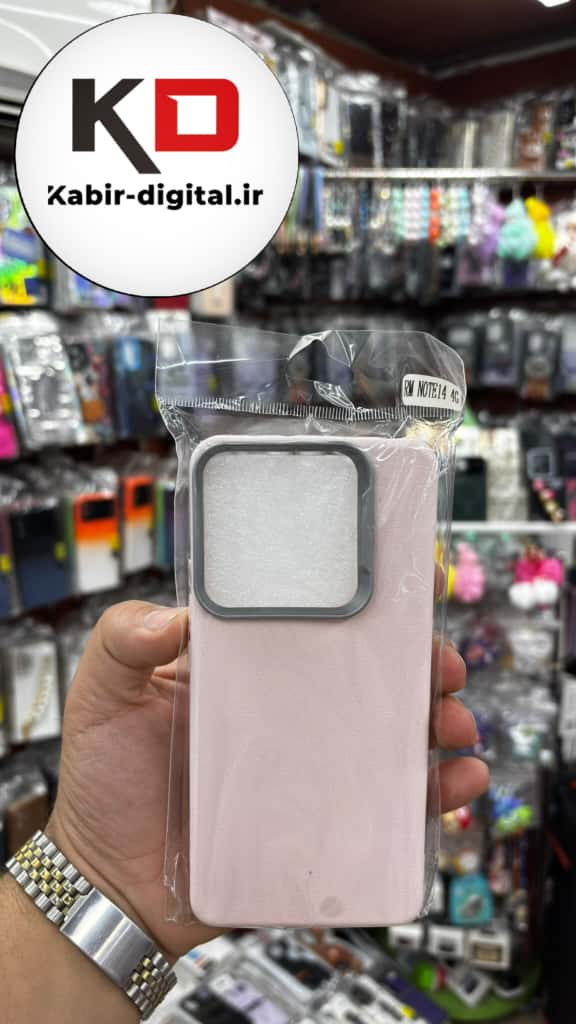 قاب گوشی Redmi Note 14 4g شیائومی لدر دیزاین SOFT Lether Design سیلیکونی  طرح چرم