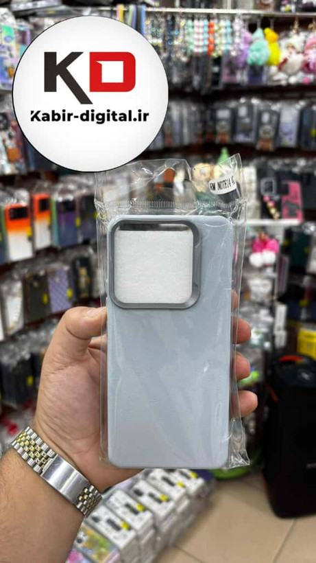 قاب گوشی Redmi Note 14 4g شیائومی لدر دیزاین SOFT Lether Design سیلیکونی طرح چرم