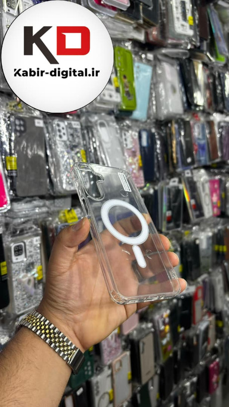 قاب گوشی Galaxy A16 / A26/A17 سامسونگ شفاف مگ سیف دار MagSafe اورجینال ایربگ دار