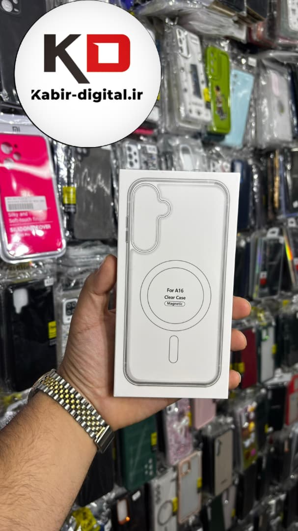 قاب گوشی Galaxy A16 / A26/A17 سامسونگ شفاف مگ سیف دار MagSafe اورجینال ایربگ دار