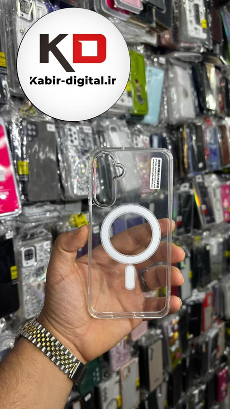 قاب گوشی Galaxy A16 / A26/A17 سامسونگ شفاف مگ سیف دار MagSafe اورجینال ایربگ دار