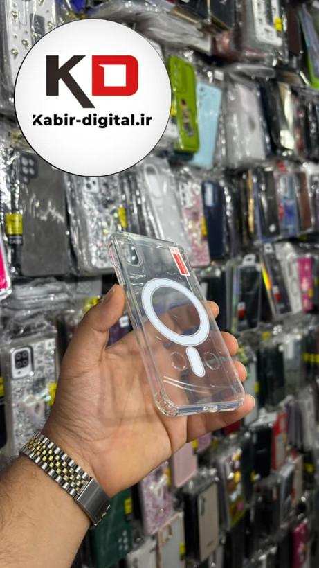 قاب گوشی iPhone X / XS آیفون شفاف مگ سیف دار MagSafe اورجینال ایربگ دار