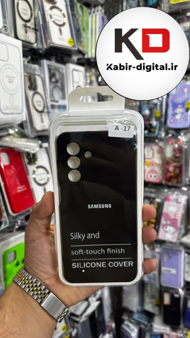 قاب گوشی Galaxy A17 سامسونگ سیلیکونی های کپی زیربسته مشکی