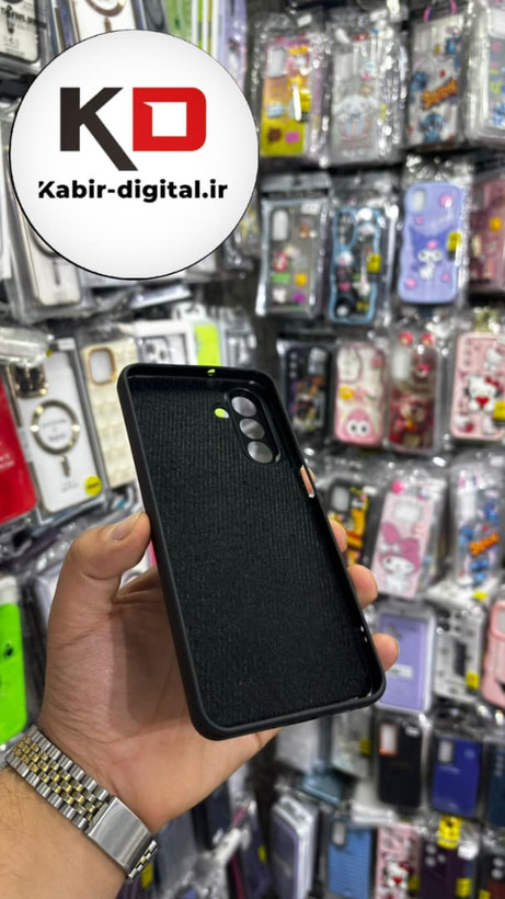قاب گوشی Galaxy A17 سامسونگ سیلیکونی های کپی زیربسته مشکی