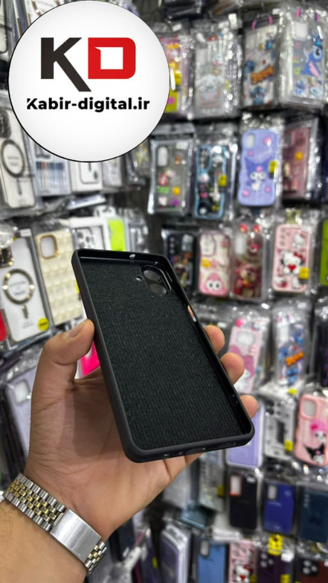 قاب گوشی Galaxy A07 سامسونگ سیلیکونی های کپی زیربسته مشکی