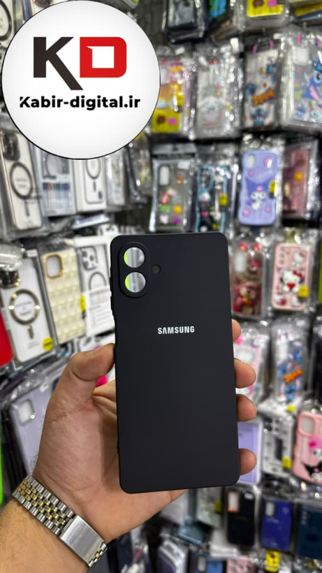 قاب گوشی Galaxy A07 سامسونگ سیلیکونی های کپی زیربسته مشکی