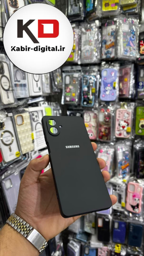 قاب گوشی Galaxy A07 سامسونگ سیلیکونی های کپی زیربسته مشکی