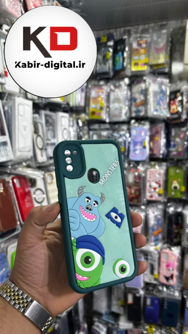 قاب گوشی Galaxy A11/M11 سامسونگ طرح سیلیکونی Solid عروسکی برجسته  محافط لنز دار طرح سالیوان