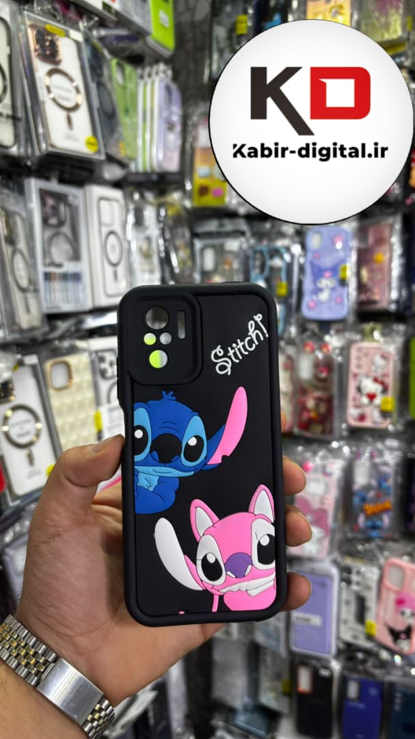 قاب گوشی Note 10/ Note 10s / POCO M5s شیائومی طرح سیلیکونی Solid عروسکی برجسته محافظ لنز دار طرح استیج