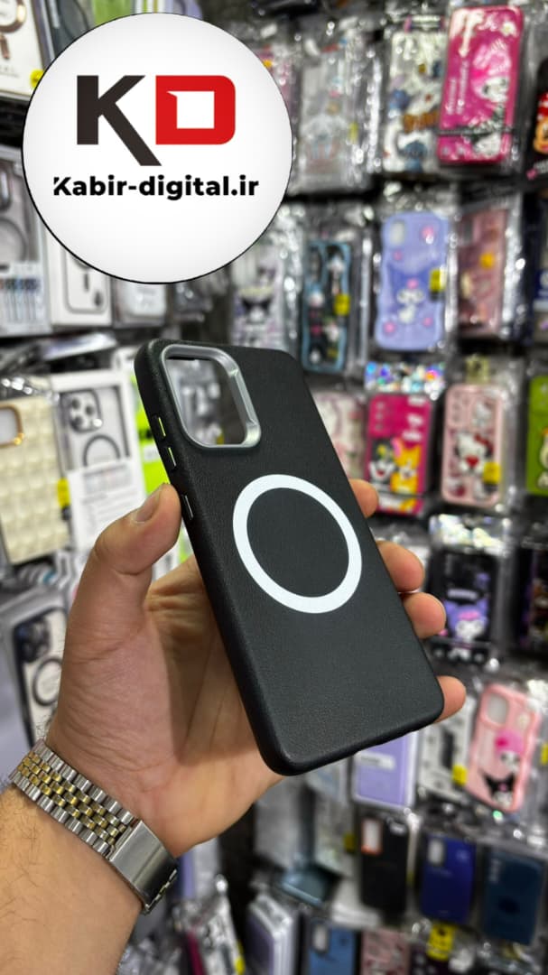 قاب گوشی Galaxy A32 4G سامسونگ لدر دیزاین SOFT Lether Design سیلیکونی طرح مگ سیف مشکی