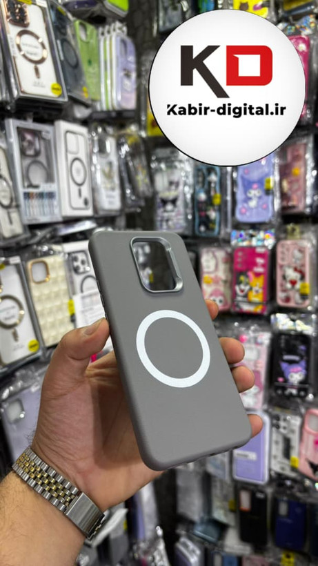 قاب گوشی Redmi 9 شیائومی لدر دیزاین SOFT Lether Design سیلیکونی طرح مگ سیف طوسی