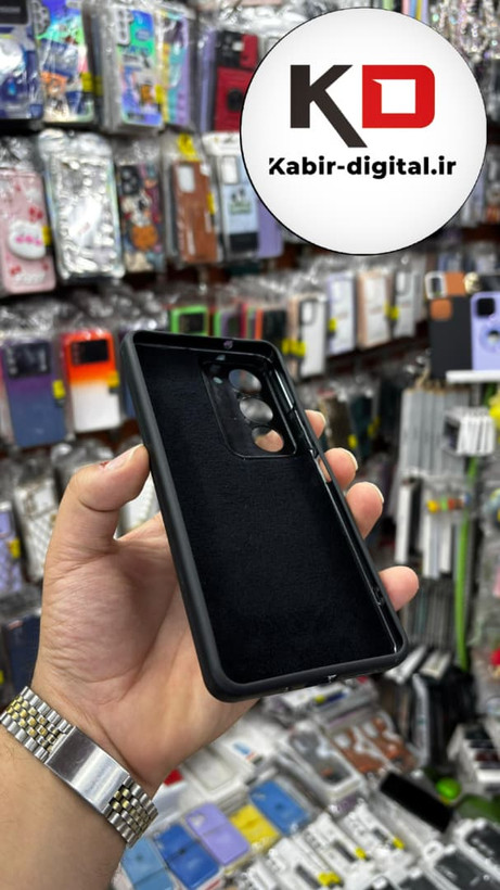 قاب گوشی Xiaomi Redmi 15 شیائومی سیلیکونی های کپی زیربسته محافظ لنز دار مشکی