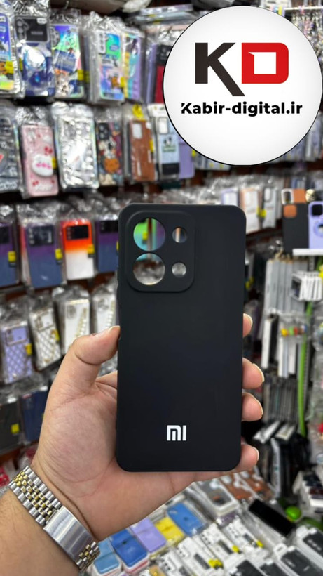 قاب گوشی Xiaomi Redmi 15C - POCO C85 شیائومی سیلیکونی های کپی زیربسته محافظ لنز دار مشکی
